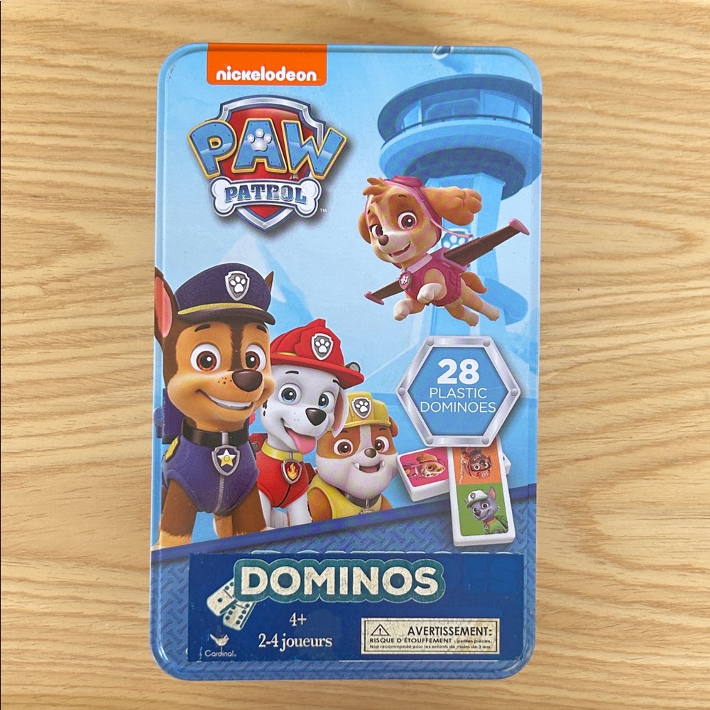 Nickelodeon Paw Patrol Colorful Dominoes Set